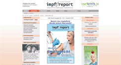 Desktop Screenshot of impf-report.de