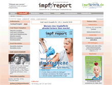 Tablet Screenshot of impf-report.de